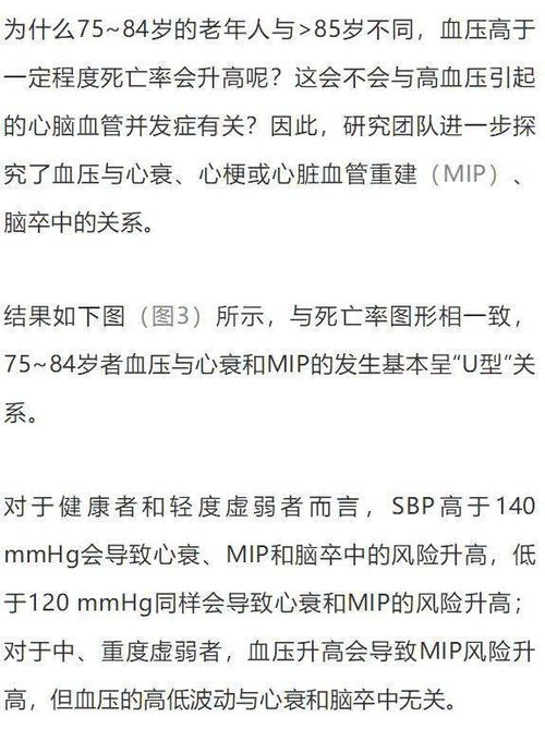 重磅研究 部分老人血压正常非好事,导致死亡率大幅上升