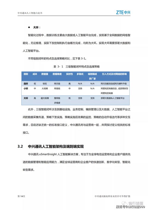 中兴通讯人工智能白皮书 附下载