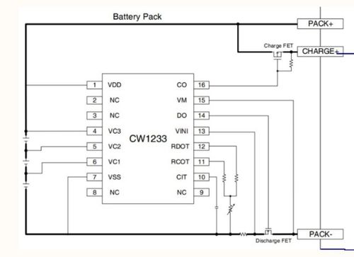 三节锂电池充电管理芯片,IC电路图如何设计