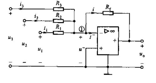 含有运算放大器的电阻电路