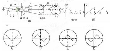 .图 a 为示波器的原理图.如果在电极YY之间所加的电压按 b 所示的规律变化.在电极XX之间的电压按图 c 所示的规律变化.则在荧光屏上会看到的图形是 题目和参考答案 