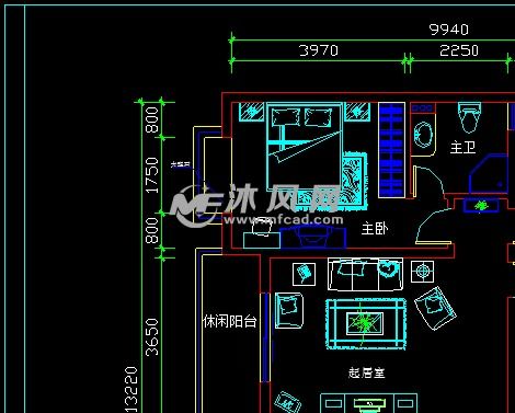 家庭装修平面图CAD