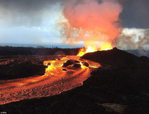 天上下宝石 夏威夷火山持续喷发意外带来宝石雨 