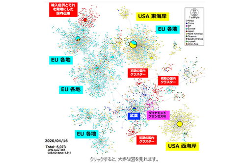 日本研究所 日本现在流行的新冠病毒更大可能来自欧美 