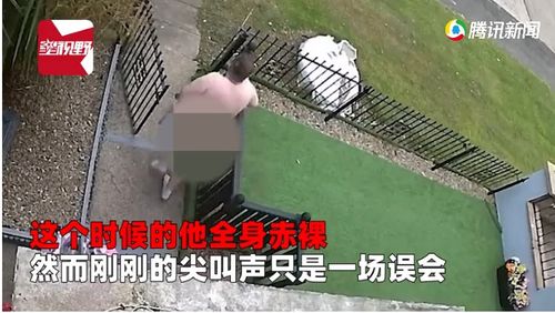 男子听到家人尖叫声赤裸冲出门 结果看到眼前景象十分尴尬