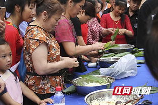 浓情端午节 长沙社区居民包粽子传递邻里情